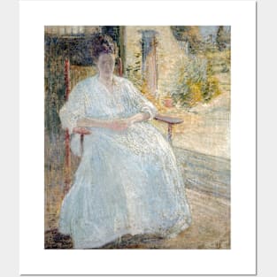 John Henry Twachtman Figure in Sunlight (Artist’s Wife) Posters and Art